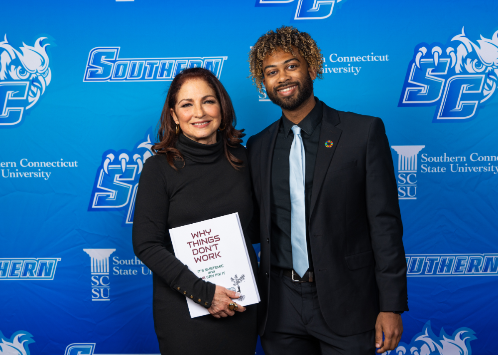 Jon with Gloria Estefan